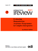 Evaluating Humanitarian Assistance Programmes in Complex Emergencies