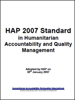 Standard in Humanitarian Accountability and Quality Management