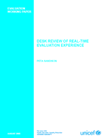 Desk Review of Real-Time Evaluation Experience