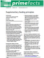 Supplementary Feeding Principles