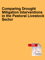 Comparing Drought Mitigation Interventions In The Pastoral Livestock Sector